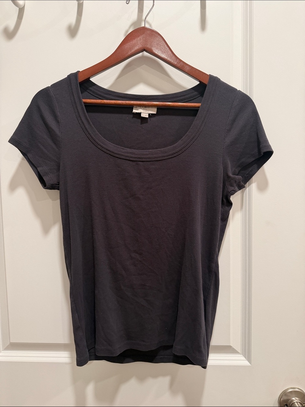 Women's Loft Scoop Neck Short Sleeve Top